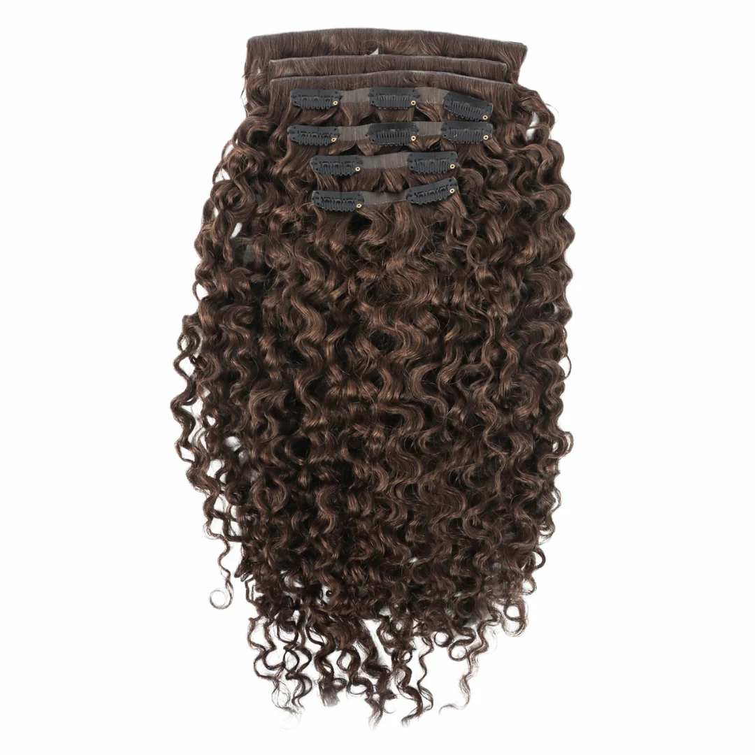 Sambi Mocha Brown Invisible Clip-Ins - Image 3