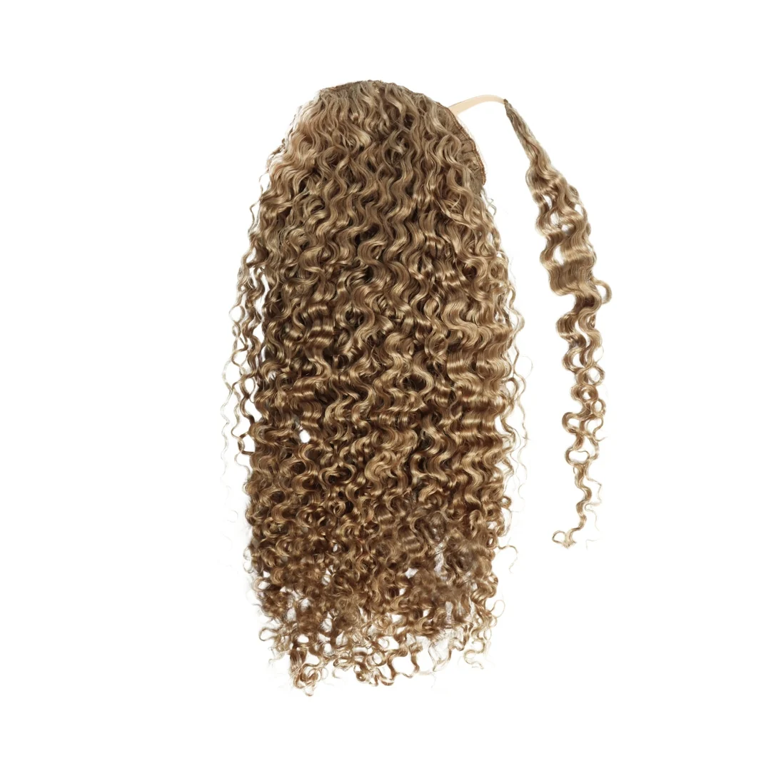 Sambi Ash Golden Blonde Drawstring Ponytail