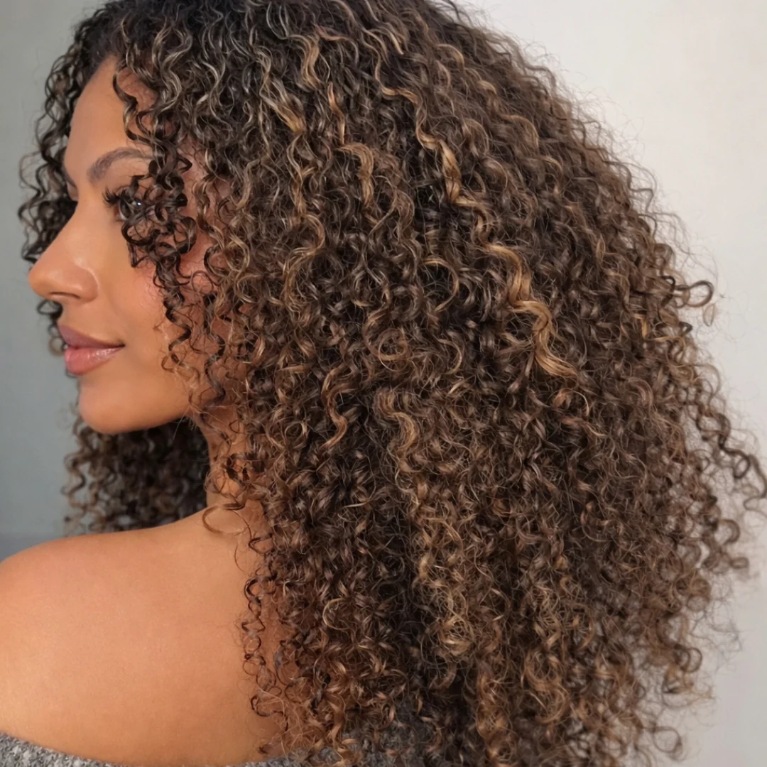 Sambi Chestnut Brown Highlights Classic Clip-Ins - Image 4
