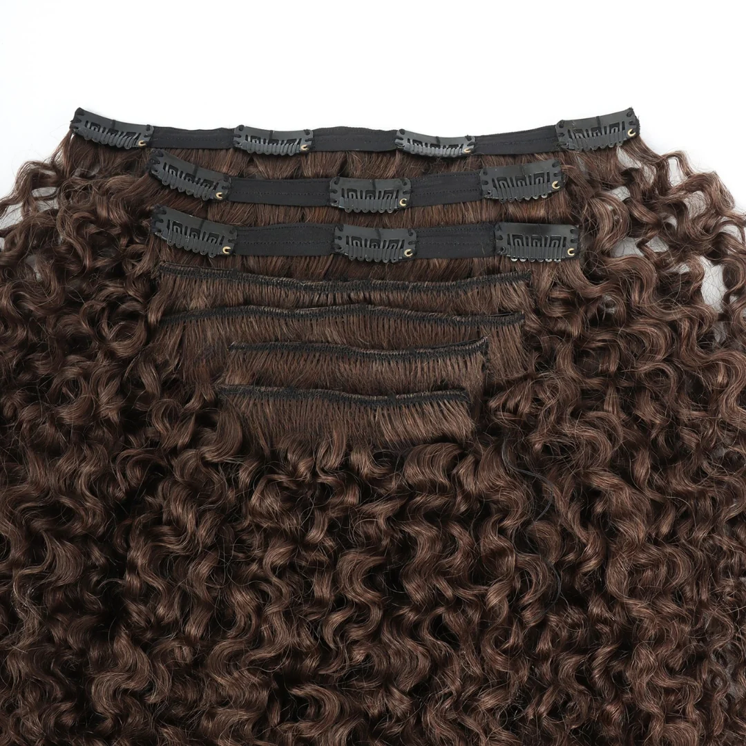Sambi Mocha Brown Classic Clip-Ins - Image 4