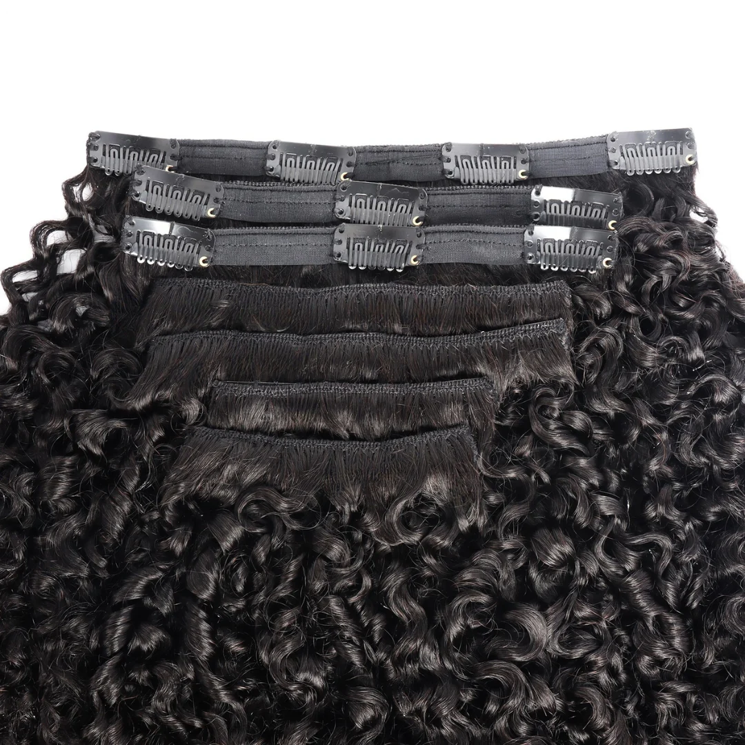 Sambi Off Black Classic Clip-Ins - Image 7