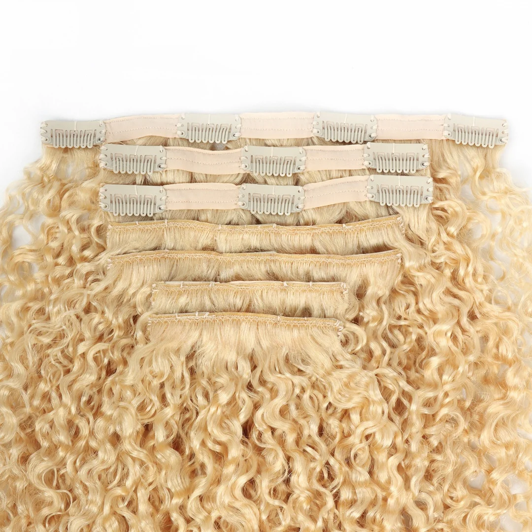 Sambi Platinum Blonde Classic Clip-Ins - Image 6
