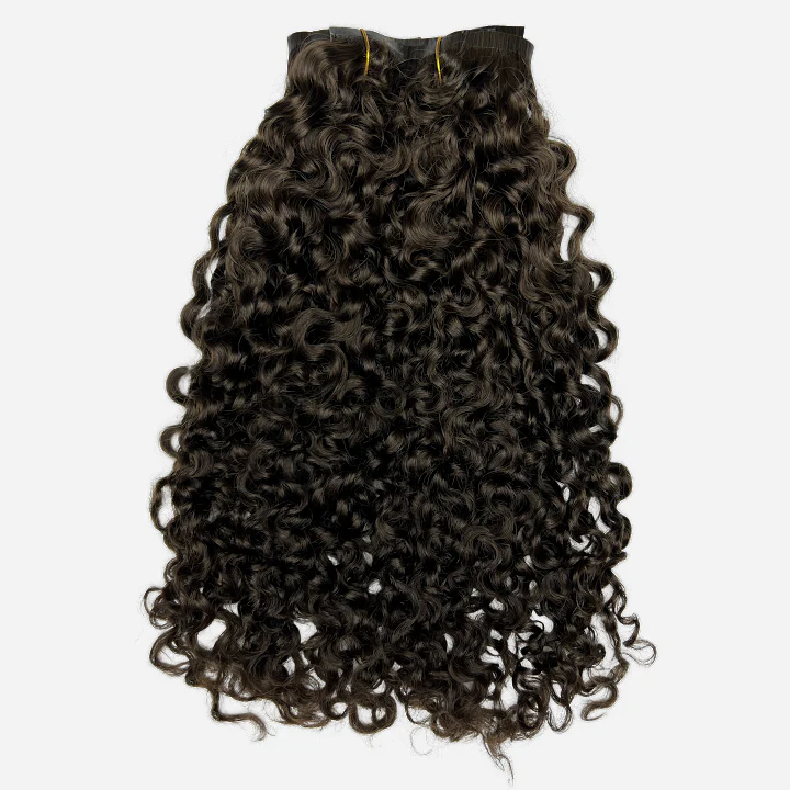Sambi Dark Brown Seamless Clip-Ins - Image 3