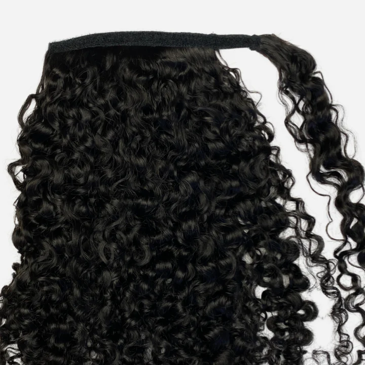 Sambi Off Black Wrap Ponytail - Image 5